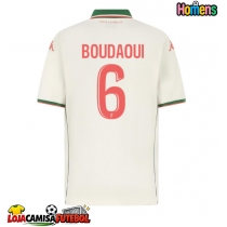 Camisa de Futebol OGC Nice Hicham Boudaoui #6 Equipamento Secundário 2025-26 Manga Curta